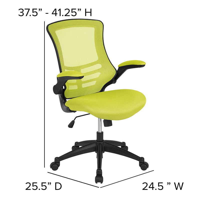 Green Mesh Mid-back Desk Chair