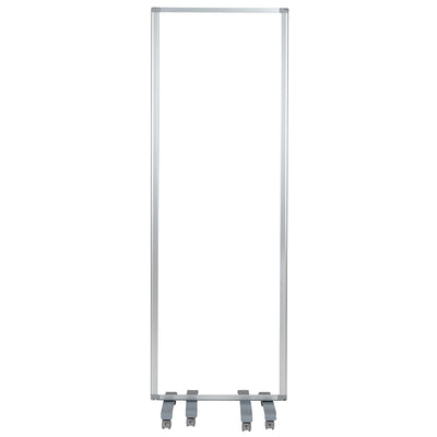 24"l Clear Mobile Partition