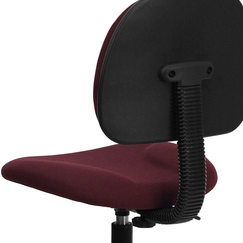 Burgundy Fabric Draft Chair