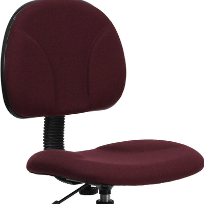 Burgundy Fabric Draft Chair