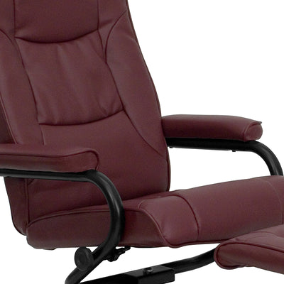 Burgundy Leather Recliner