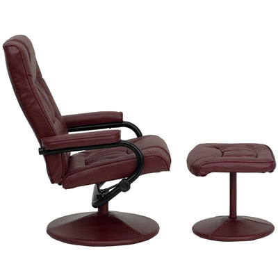 Burgundy Leather Recliner