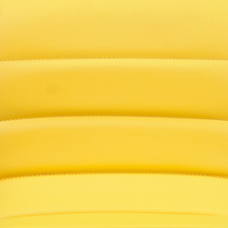 Yellow Vinyl Barstool