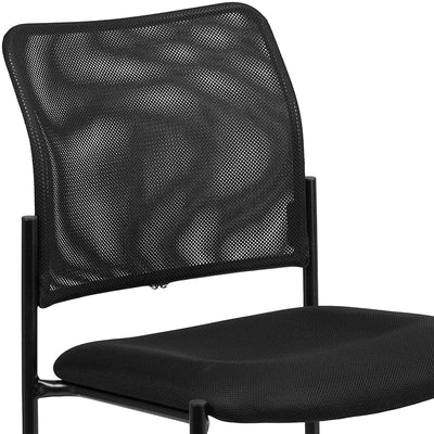 Black Mesh Side Chair