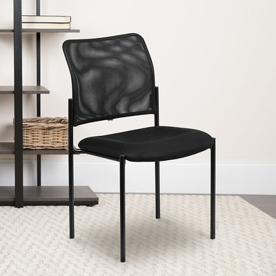 Black Mesh Side Chair