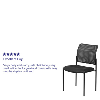 Black Mesh Side Chair