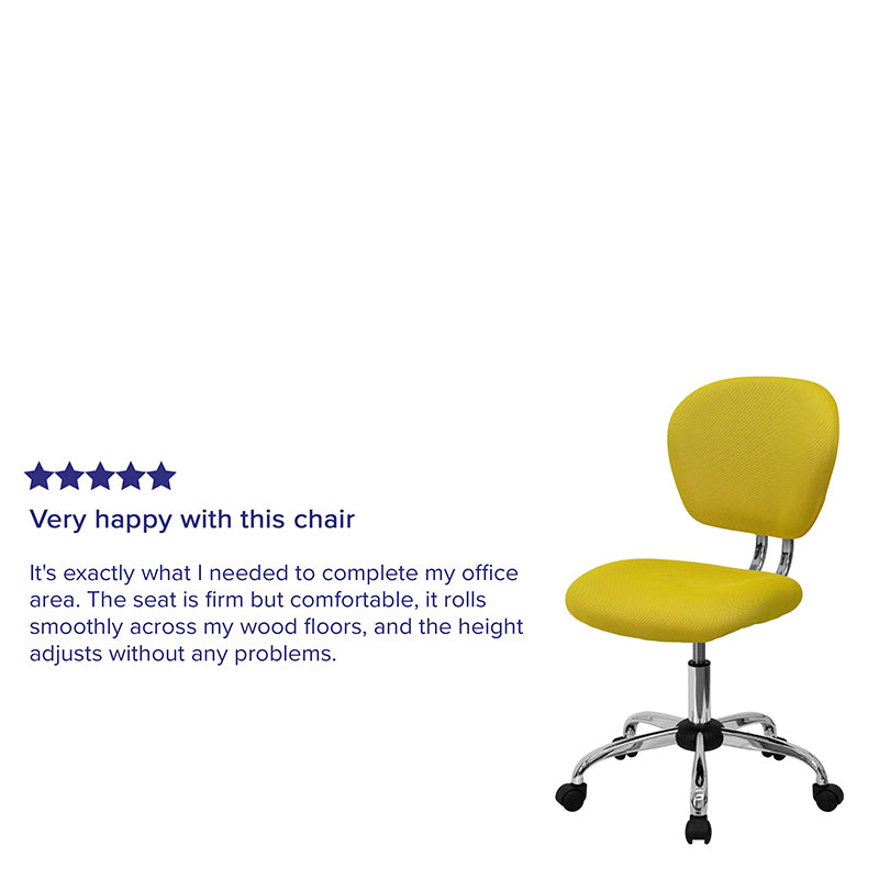 Yellow Mid-back Task Chair