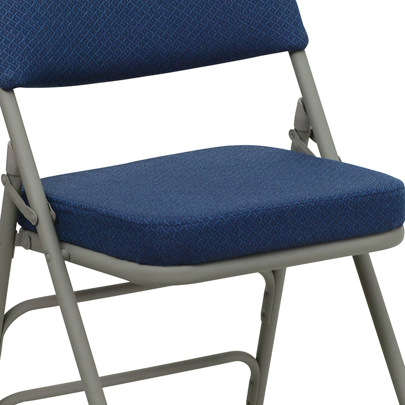 Navy Fabric Folding Chair