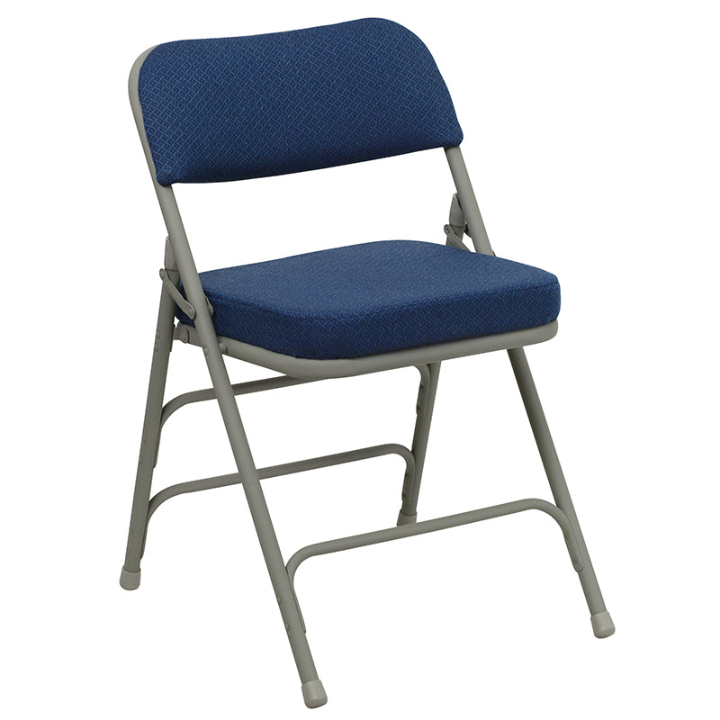 Navy Fabric Folding Chair