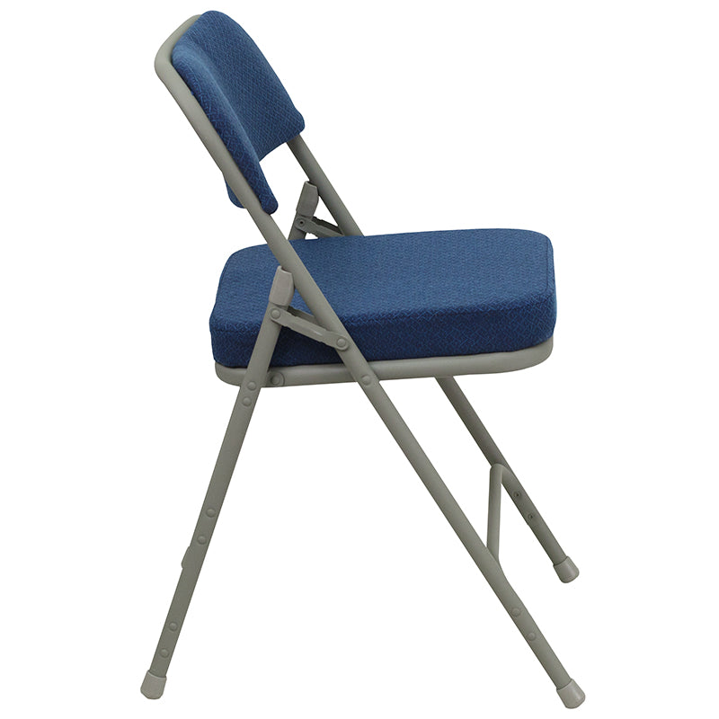 Navy Fabric Folding Chair