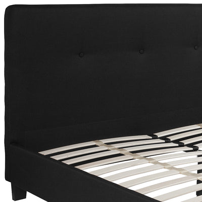 Queen Platform Bed-black
