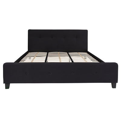 King Platform Bed-black