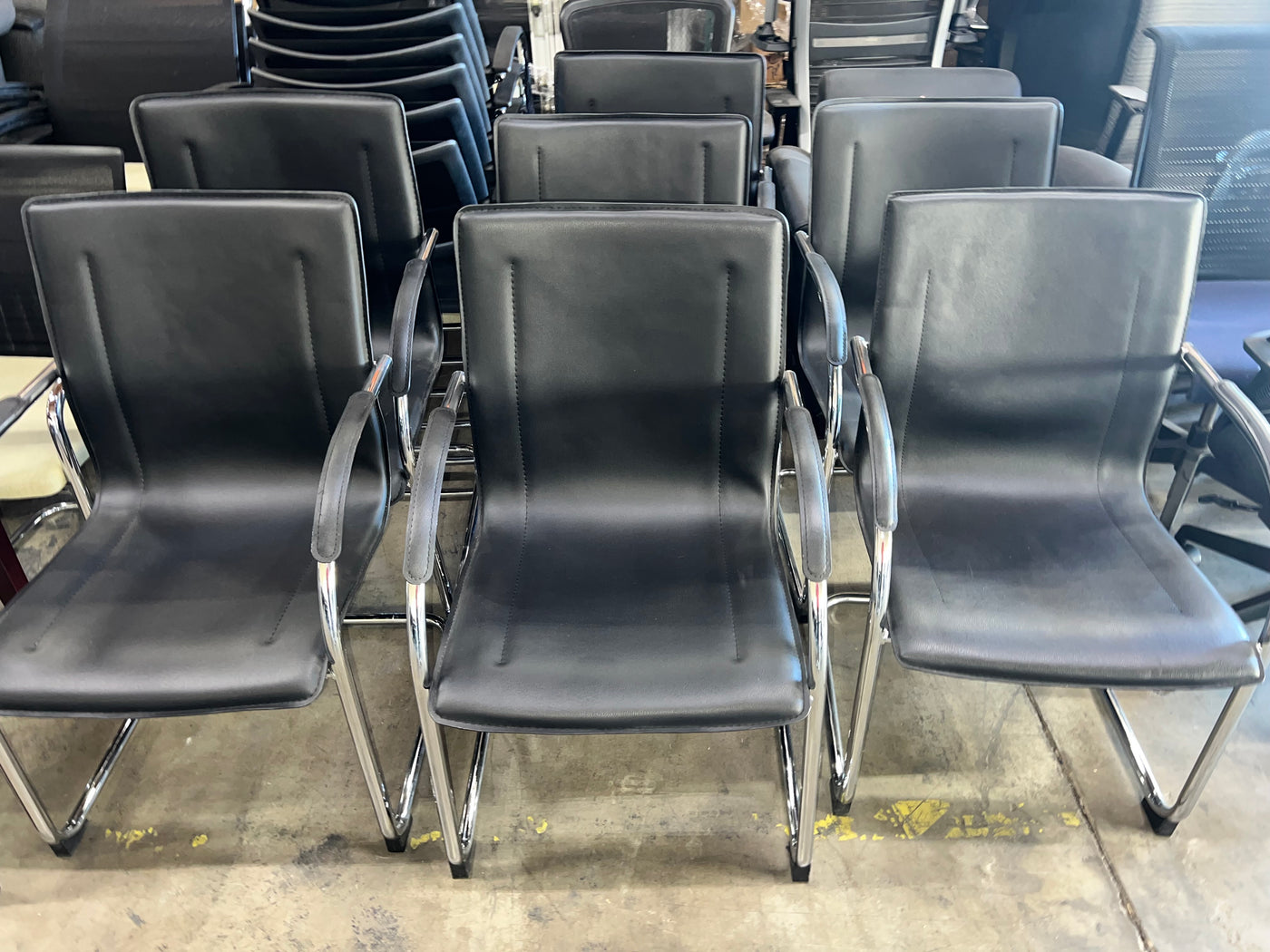 PRE OWNED SLED BASE GUEST CHAIRS