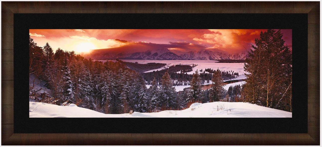 Peter Lik Mountain Glow  22/950 wall Mounted Art work