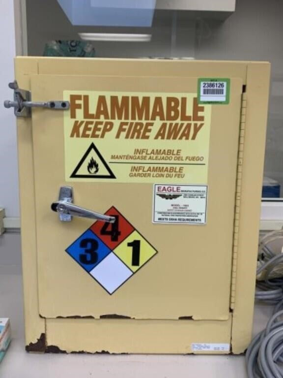 PRE-OWNED FLAMMABLE CABINET