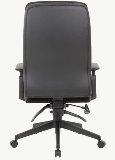 Boss Caressoft Executive High Back Chair w/ Adjustable Arms - B730-BK - Miramar Office